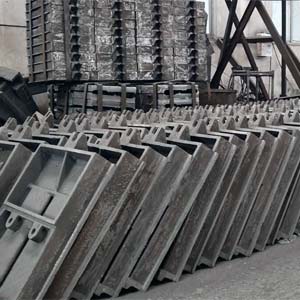 Industrial grate cooler system in cement manufacturing plant.